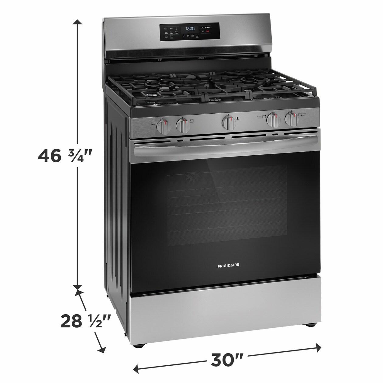 FRIGIDAIRE FCRG3083AS Frigidaire 30"" Gas Range With Air Fry