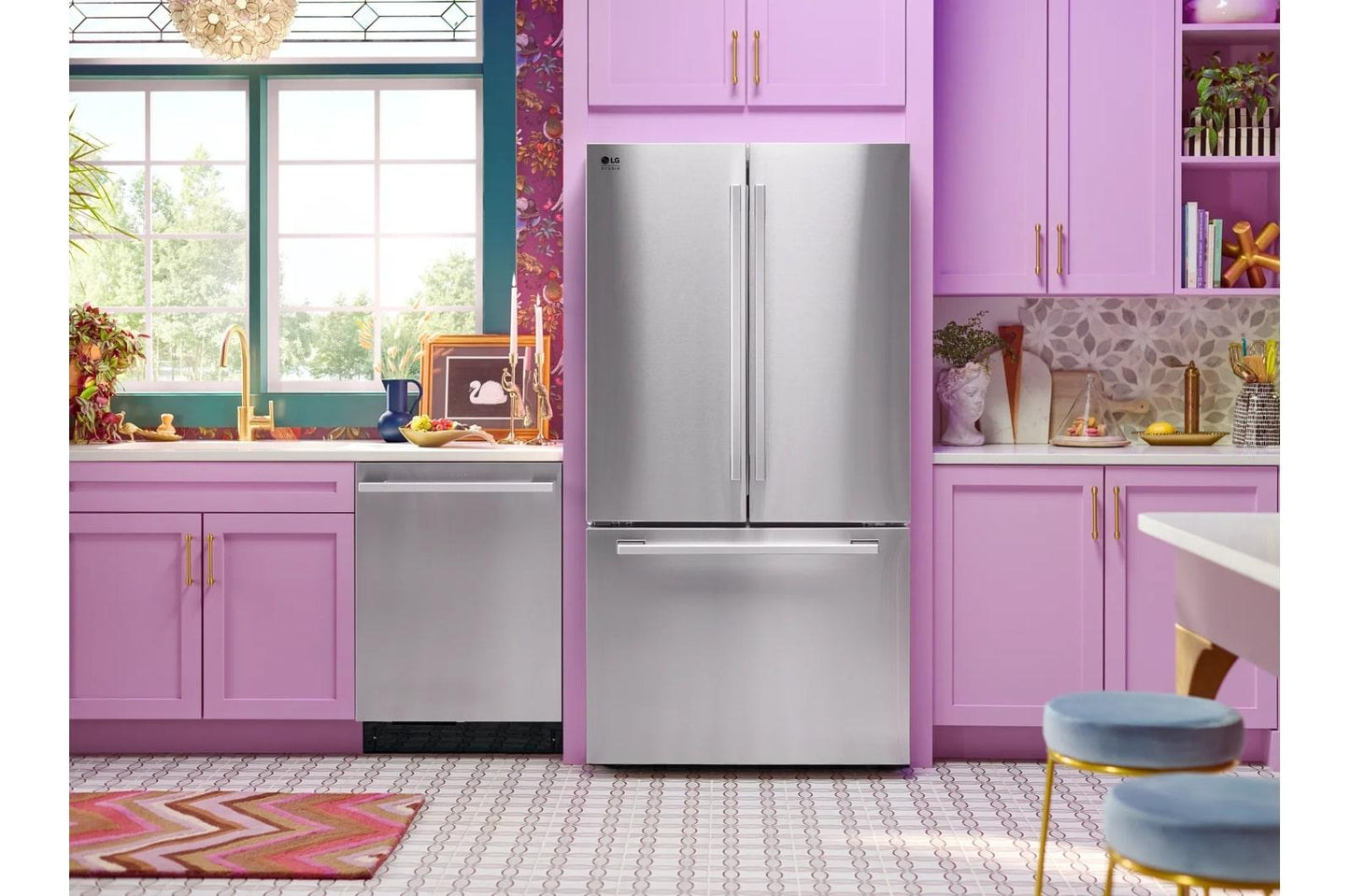 LG SRFB27S3 LG Studio 27 Cu. Ft. Smart Counter-depth Max French Door REFRIG...