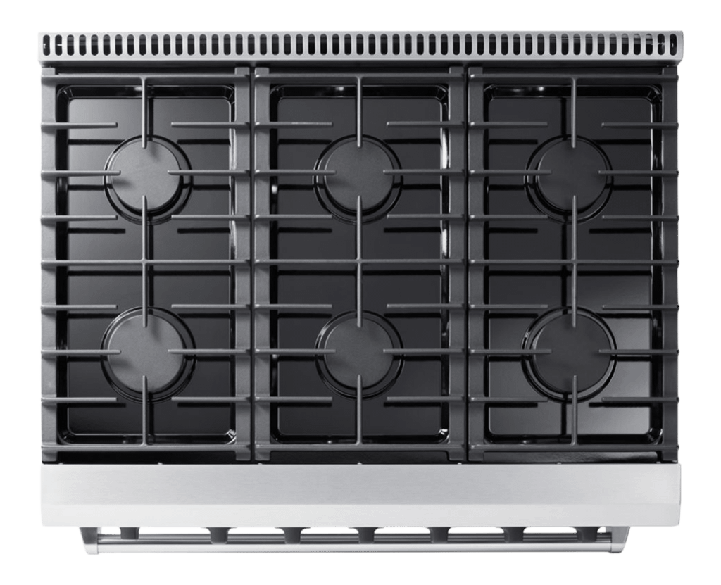THOR KITCHEN LRG3601U Thor Kitchen - 36 Inch Professional Gas Range In Stainless Steel