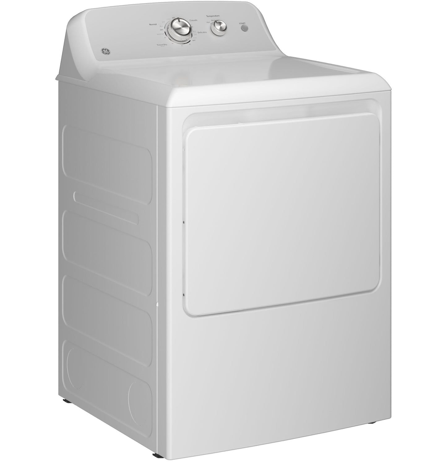 GE APPLIANCES GTD38GASWWS Ge 7.2 Cu. Ft. Capacity Gas dryer With Up To 120 Ft. VENT...