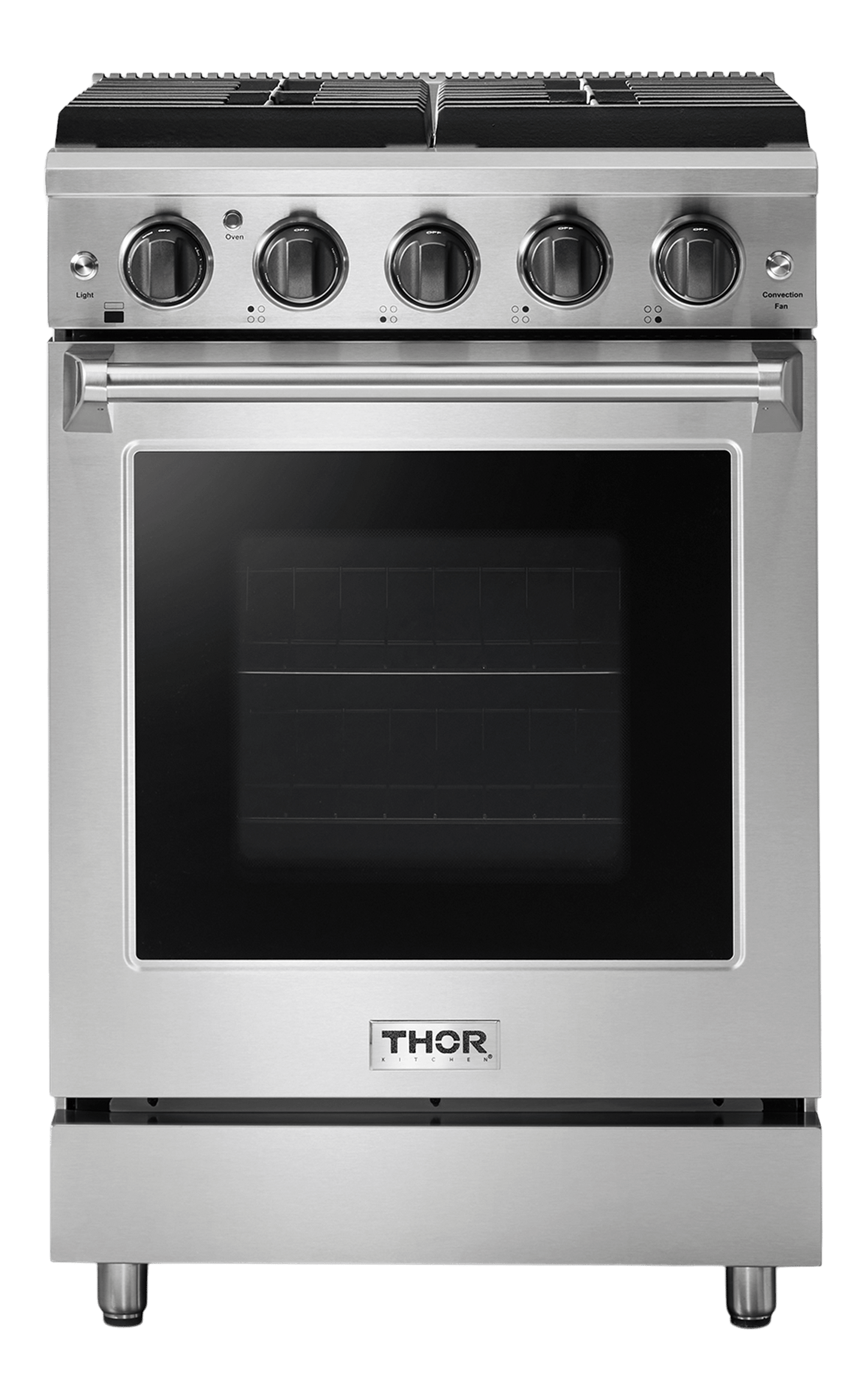 THOR KITCHEN LRG2401U Thor Kitchen 24 Inch Freestanding Gas Range In Stainless Steel