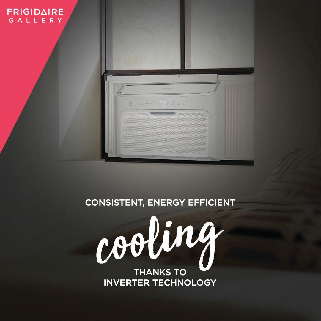 FRIGIDAIRE GHWQ103WC1 Frigidaire Gallery 10,000 BTU Inverter Quiet Temp Smart Room Air CO...