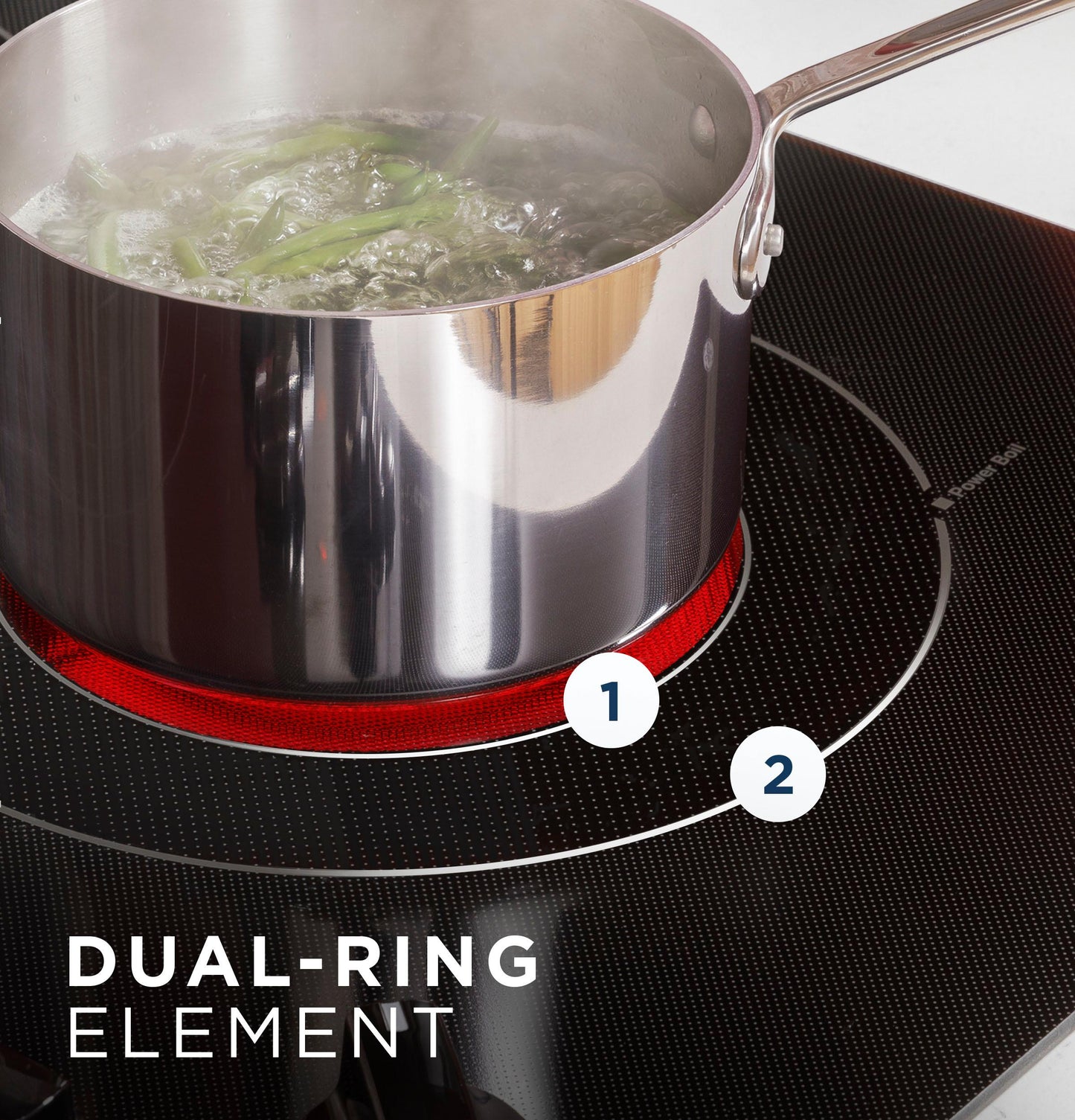 GE APPLIANCES JEP5030DTBB Ge 30"" Built-in Knob Control Electric Cooktop