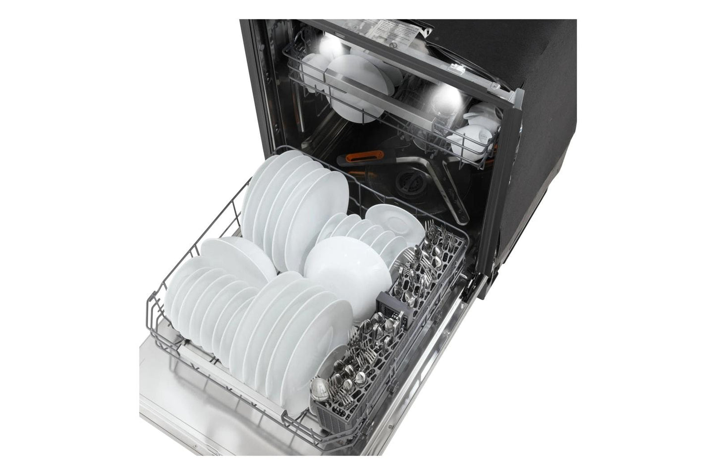 LG LDNTH862S Smart Hidden Top Control Dishwasher With 1-hour Wash & Dry, QUADWAS...