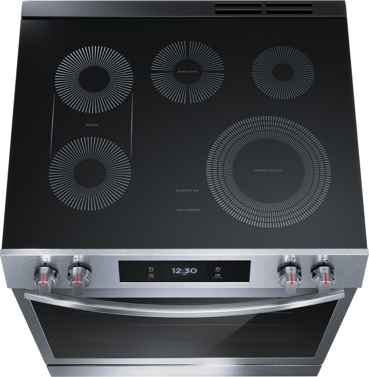 FRIGIDAIRE GCFE3060BF Frigidaire Gallery 30"" Front Control Electric Range With Total CONV...