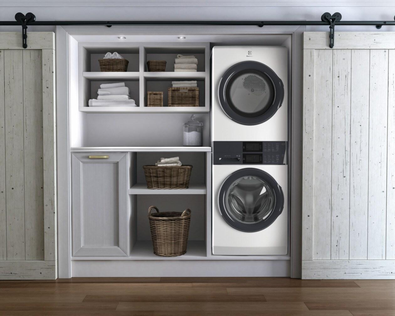 ELECTROLUX ELTG7300AW Electrolux Laundry Tower Single Unit Front Load 4.4 Cu. Ft. WAS...