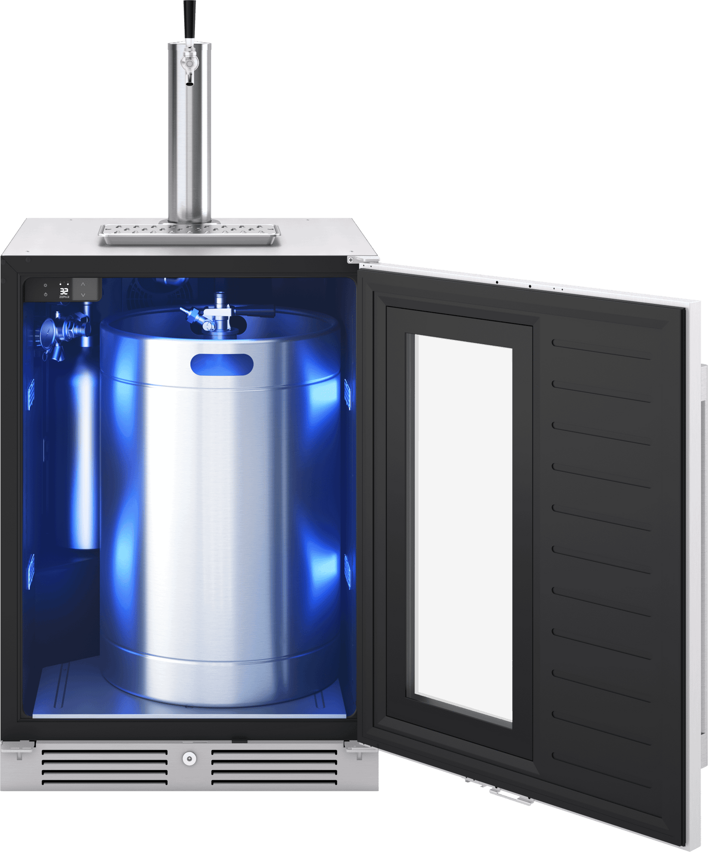 ZEPHYR PRKB24C01AG Zephyr 24"" Kegerator & Beverage Cooler
