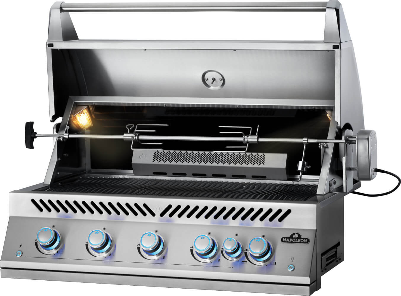 NAPOLEON BBQ BIG38RBNSS1 Built-in 700 Series 38 With Infrared Rear Burner , Natural Gas, STA...
