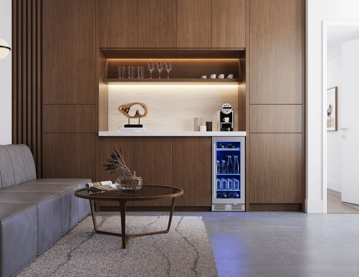 ZEPHYR PRB15C01CG Zephyr 15"" Single Zone Beverage Cooler