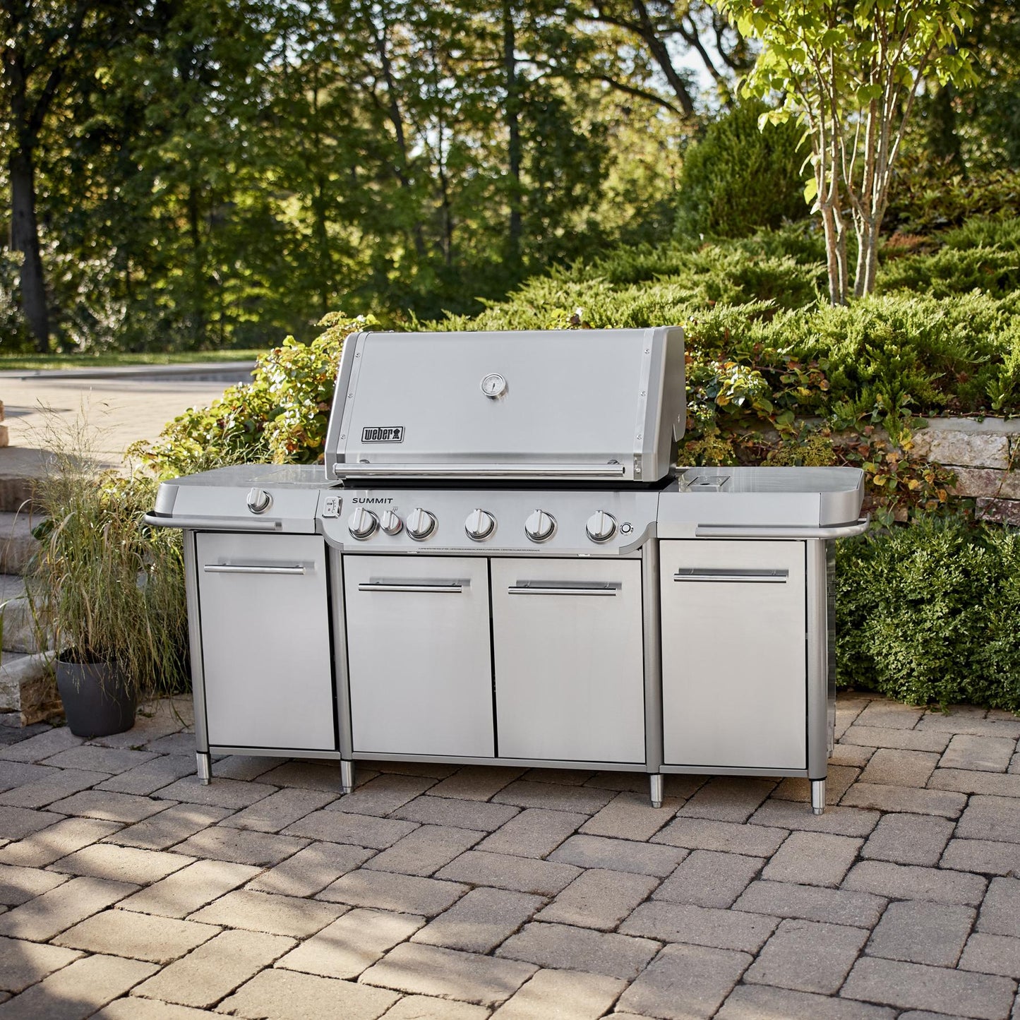 WEBER 1500092 Weber Summit Gc38 S Grill Center (natural Gas) - Stainless Steel