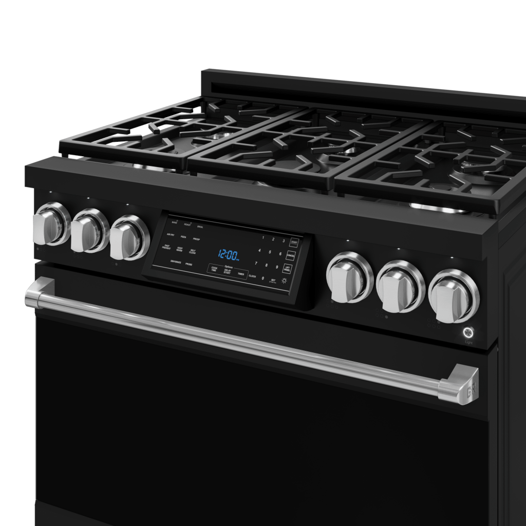 THOR KITCHEN RSG36BSS 36 Inch Professional Gas Range With Tilt Panel Touch Control In STA...