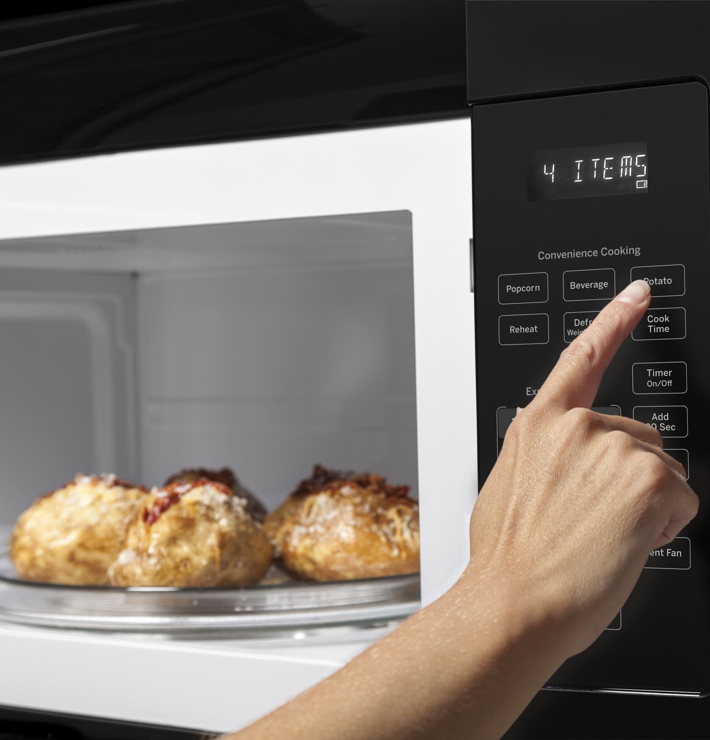 GE APPLIANCES JVM3160DFBB Ge 1.6 Cu. Ft. Over-the-range Microwave Oven