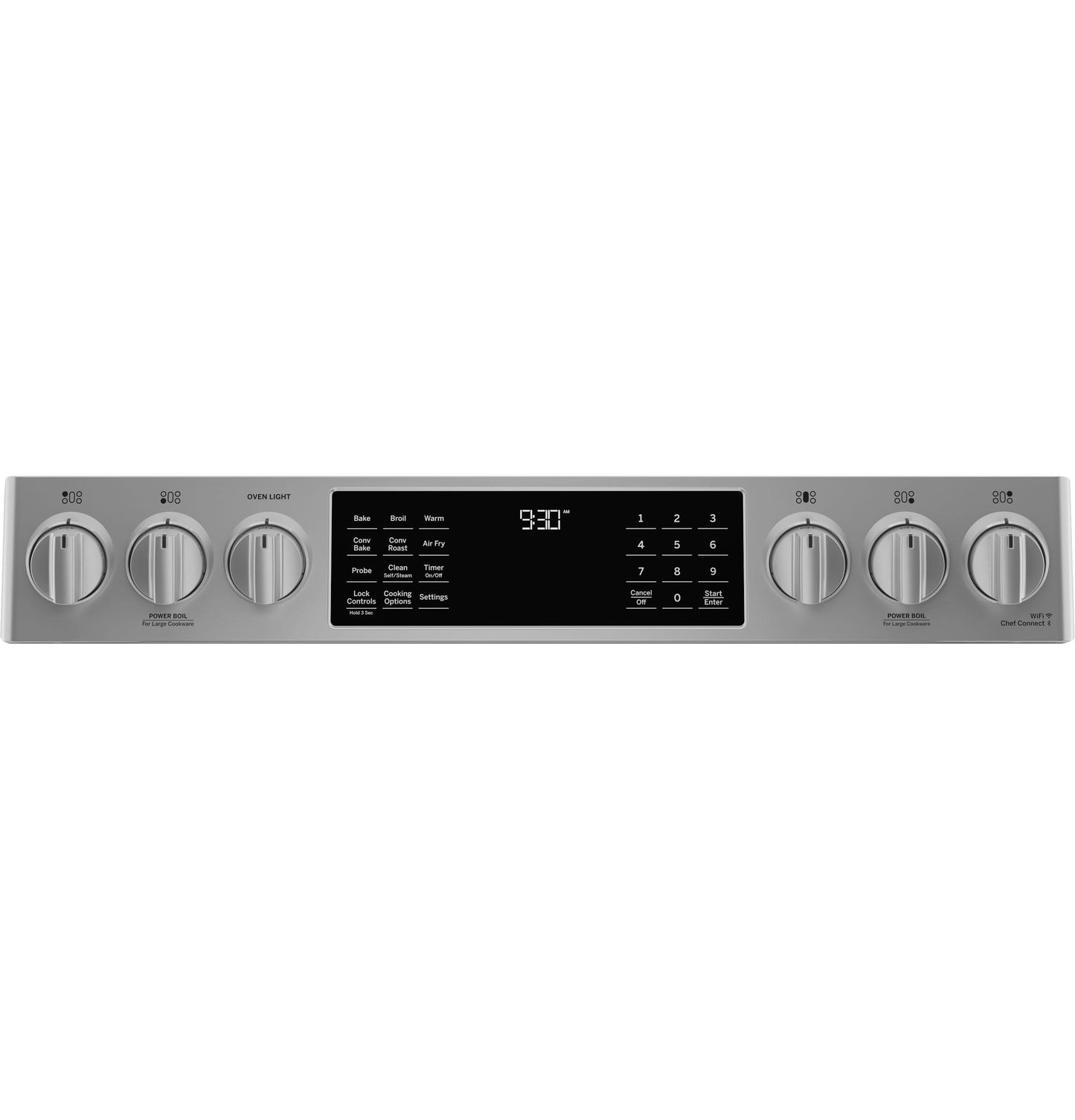 GE APPLIANCES PGS930YPFS GE Profile 30"" Smart Slide-in Front-control Gas Fingerprint RES...