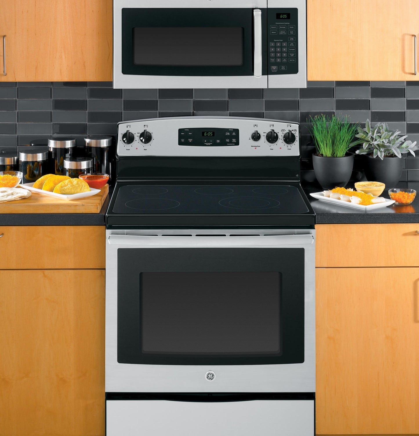 GE APPLIANCES JVM3160RFSS Ge 1.6 Cu. Ft. Over-the-range Microwave Oven