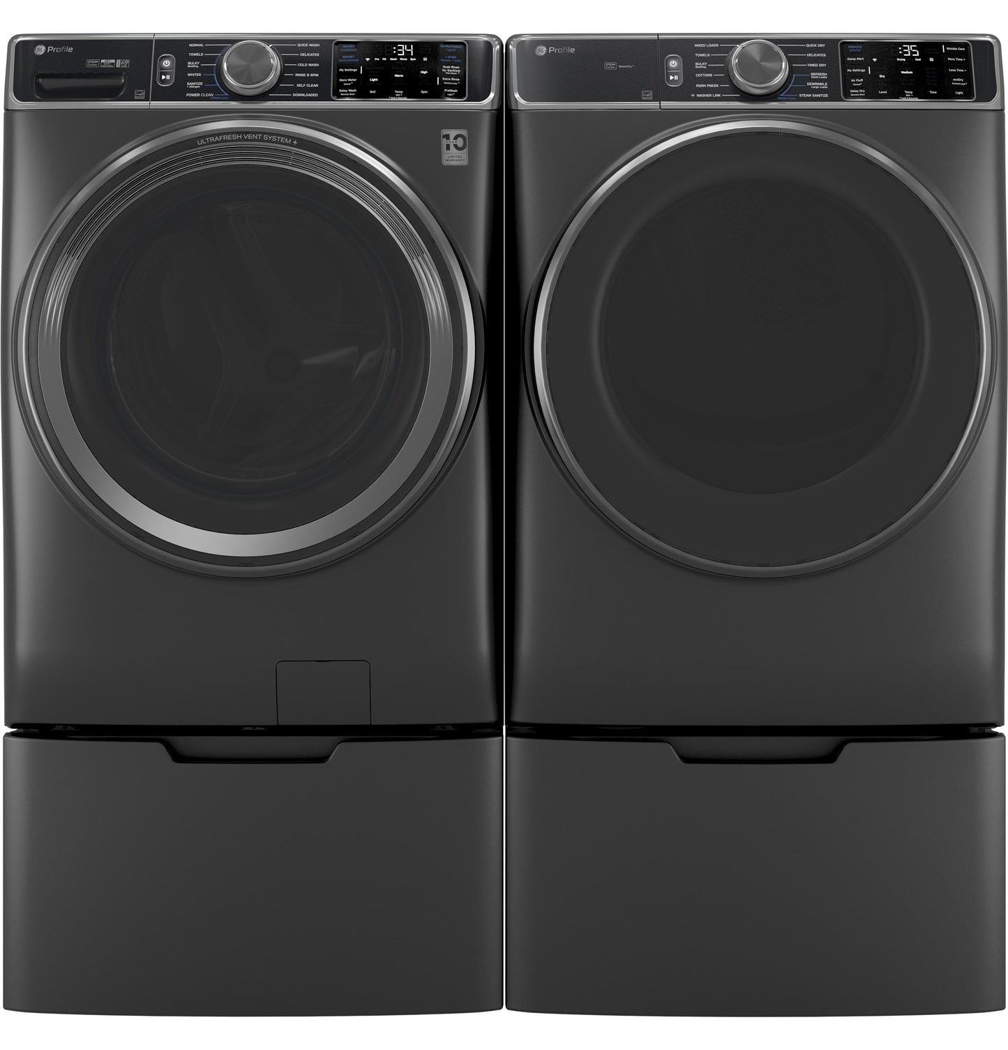 GE APPLIANCES PFD95GSPWDS GE Profile Energy Star 7.8 Cu. Ft. Capacity Smart Front LOAD...