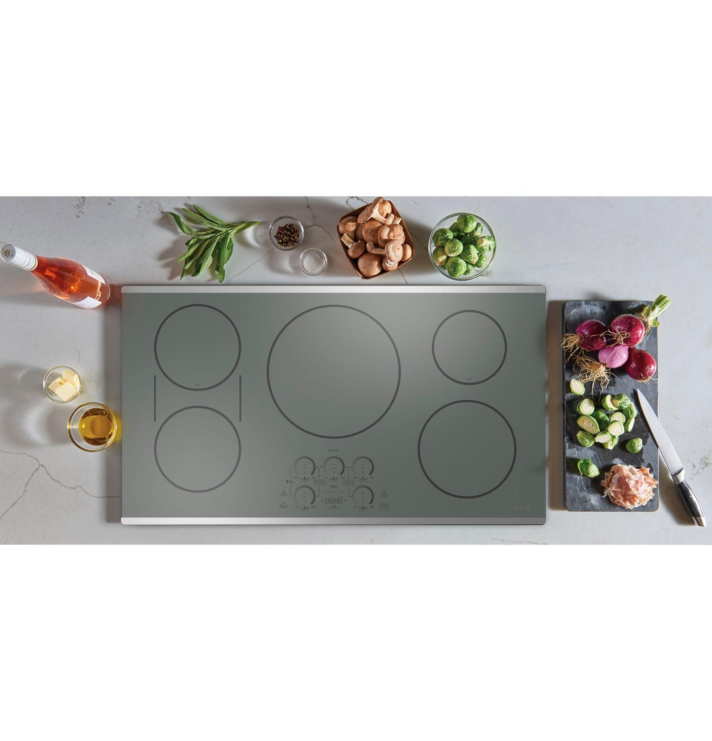 CAFE CHP90362TSS Cafe Series 36"" Built-in Touch Control Induction Cooktop