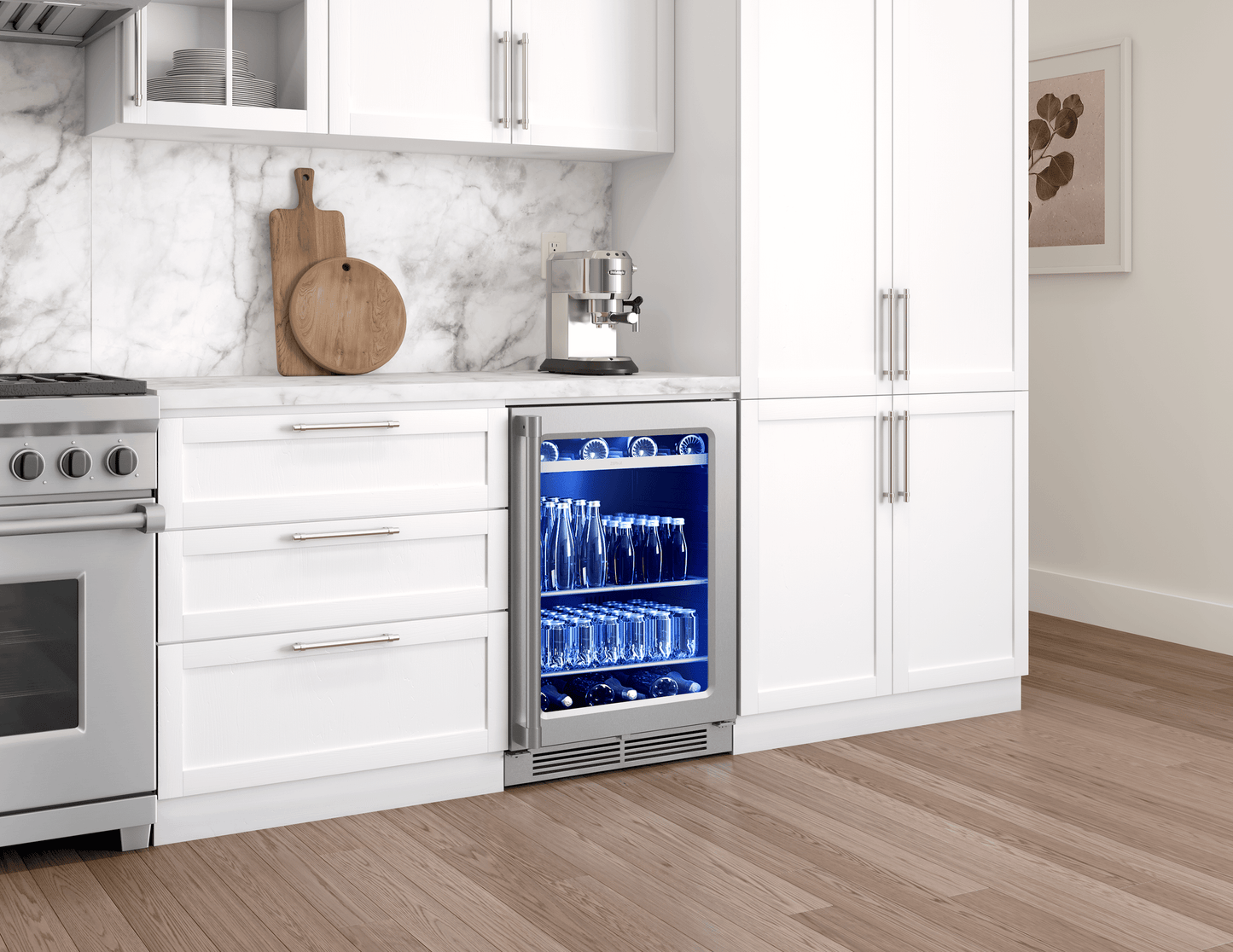 ZEPHYR PRPB24C01BG Zephyr 24"" Pro Single Zone Beverage Cooler
