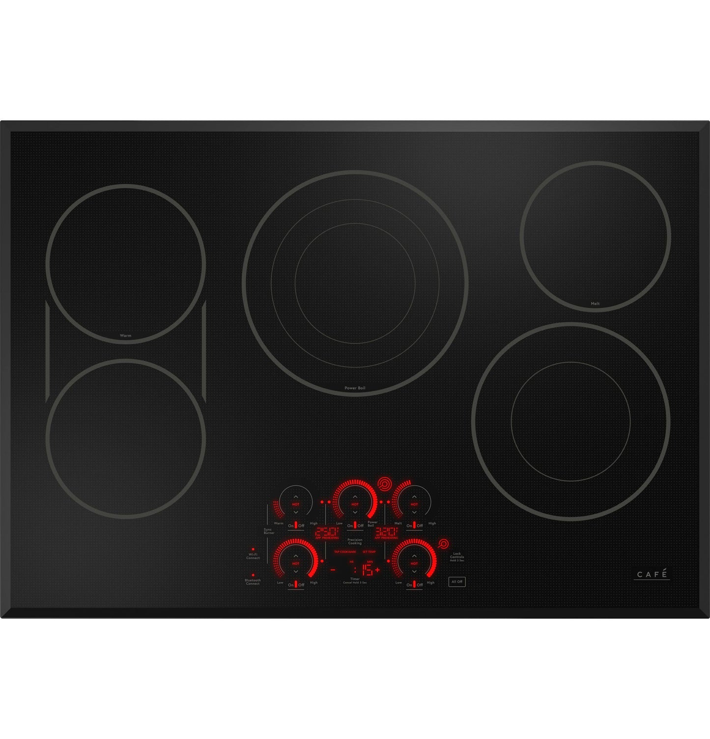 CAFE CEP90301TBB Cafe Cafe 30"" Touch-control Electric Cooktop