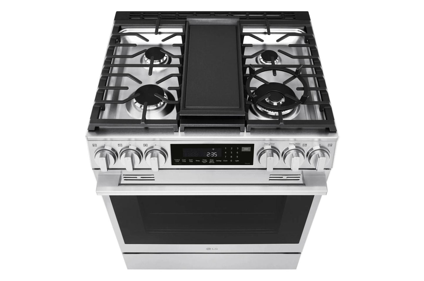 LG LSGL6337X 6.3 Cu Ft. Smart Gas Slide-in Range With Instaview, Probake CONV...