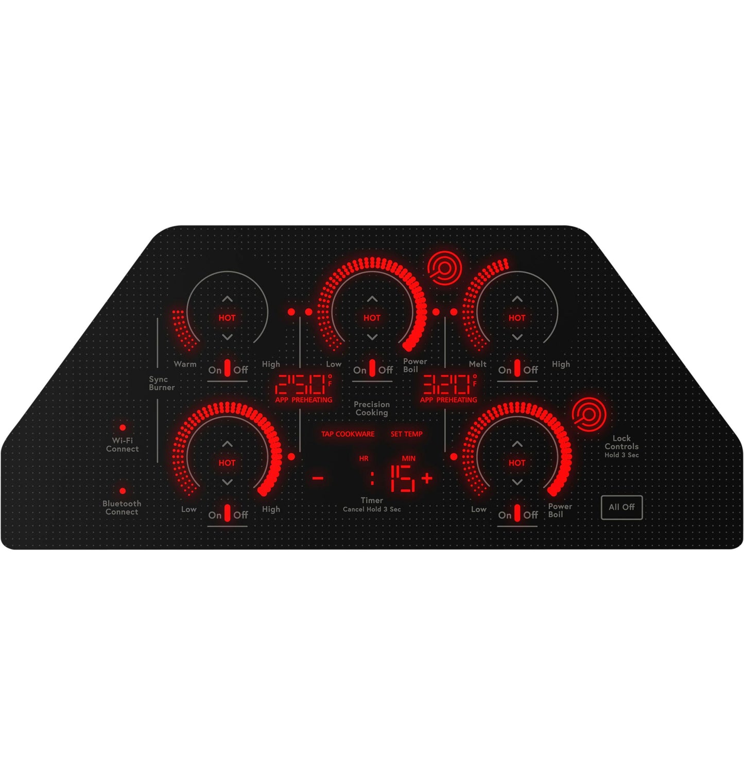 CAFE CEP90361TBB Cafe Cafe 36"" Touch-control Electric Cooktop