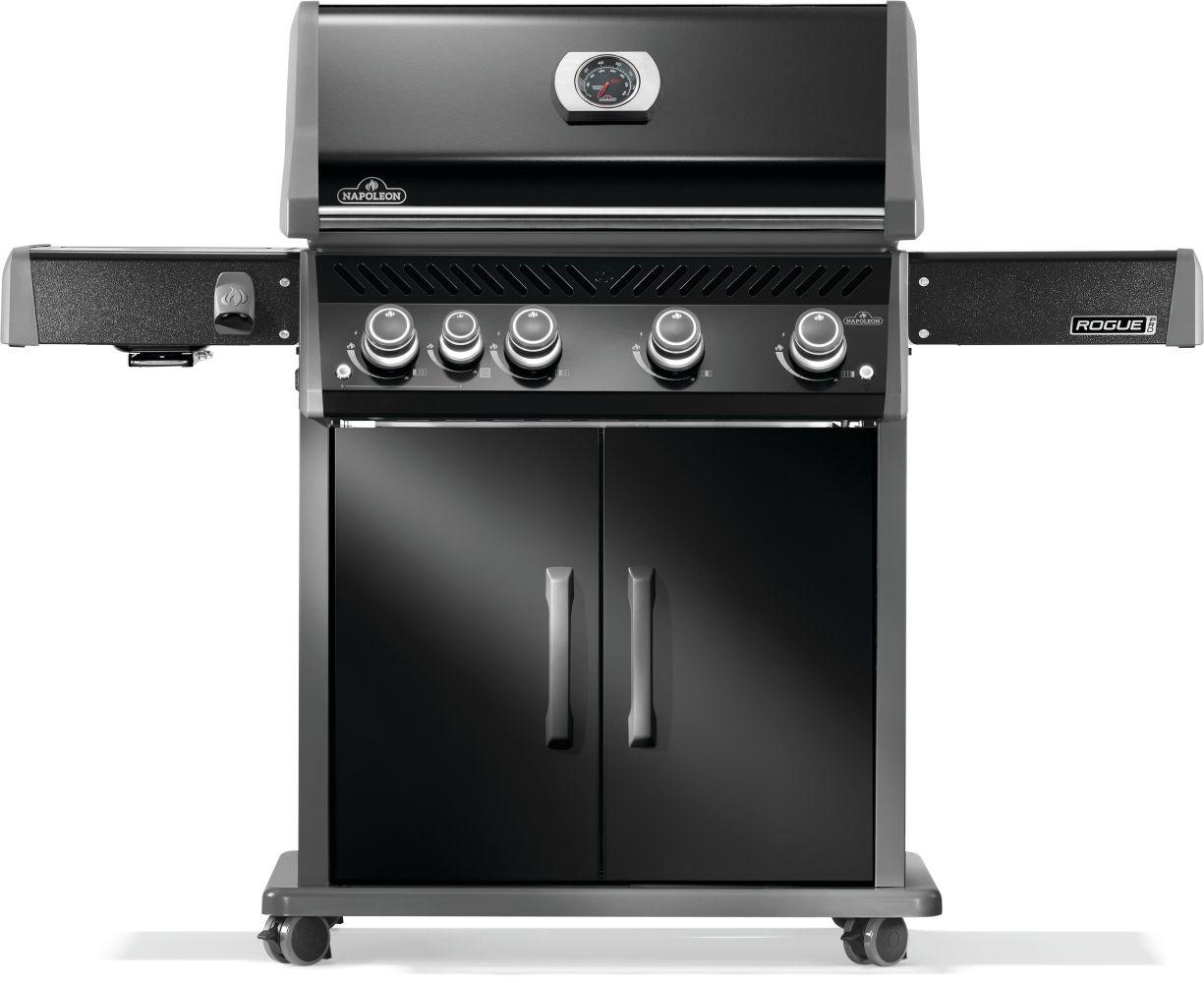 NAPOLEON BBQ RP525SIBPK2 Rogue Pro 525 Sib With Infrared Side Burner , Propane, Black