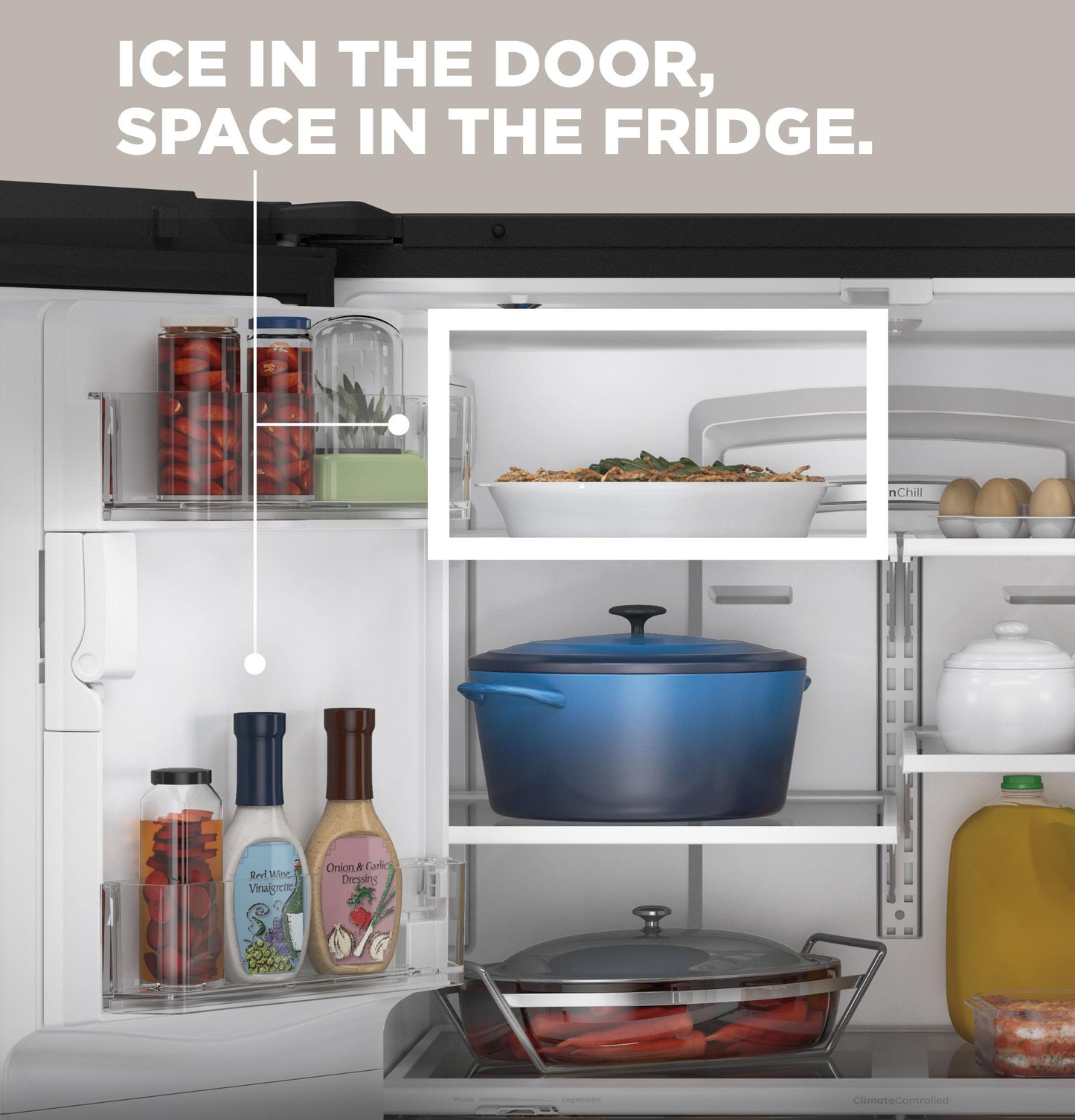 GE APPLIANCES GYE22GYNFS Ge Energy Star 22.2 Cu. Ft. Counter-depth French-door REFRIGE...