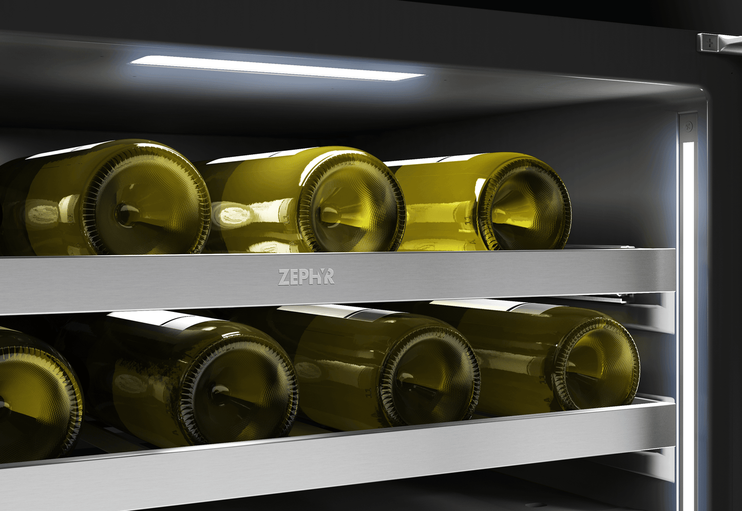 ZEPHYR PRW24C02CG Zephyr 24"" Dual Zone Wine Cooler