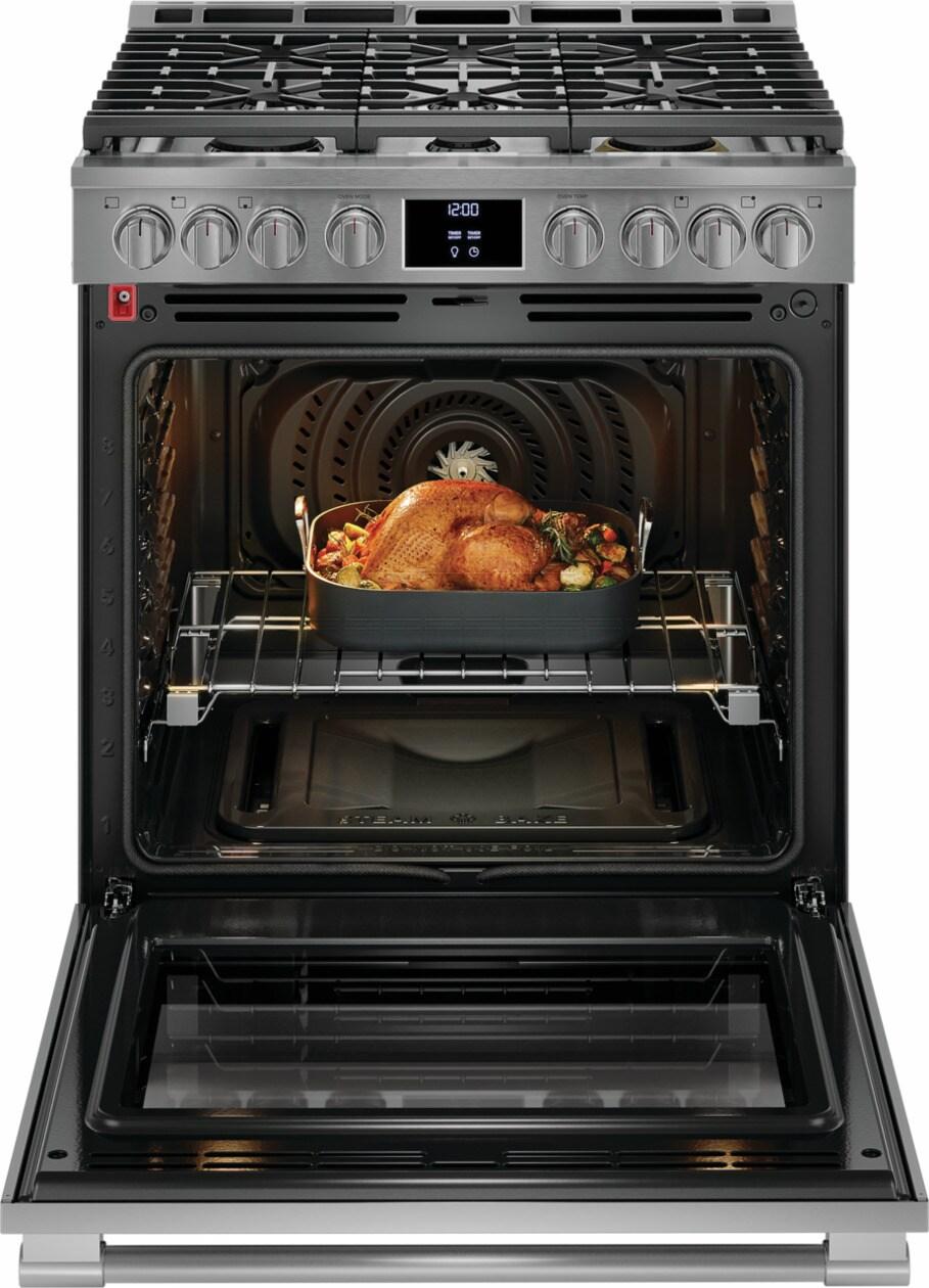 FRIGIDAIRE PCFG3080AF Frigidaire Professional 30"" Gas Range With No Preheat and Air Fry