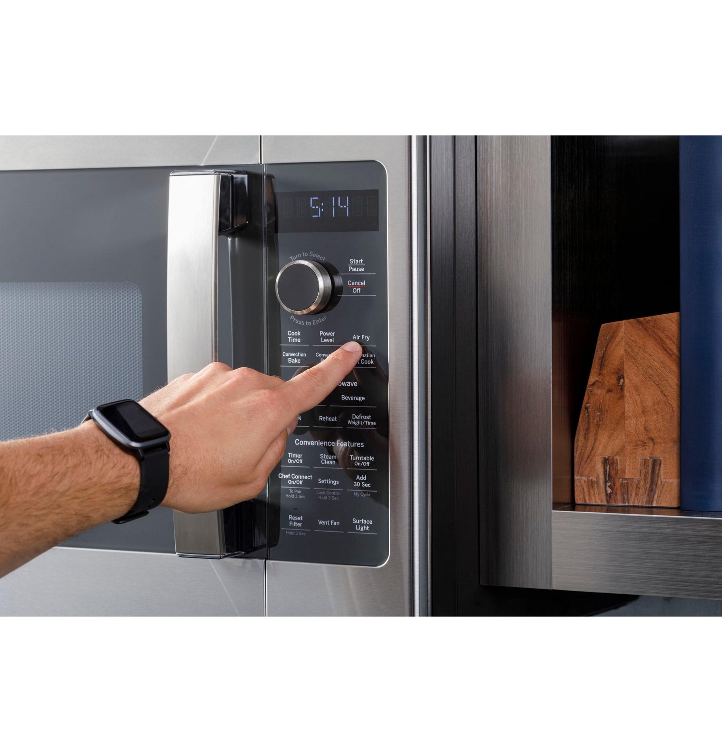 GE APPLIANCES PVM9179DRBB GE Profile 1.7 Cu. Ft. Convection Over-the-range Microwave Oven