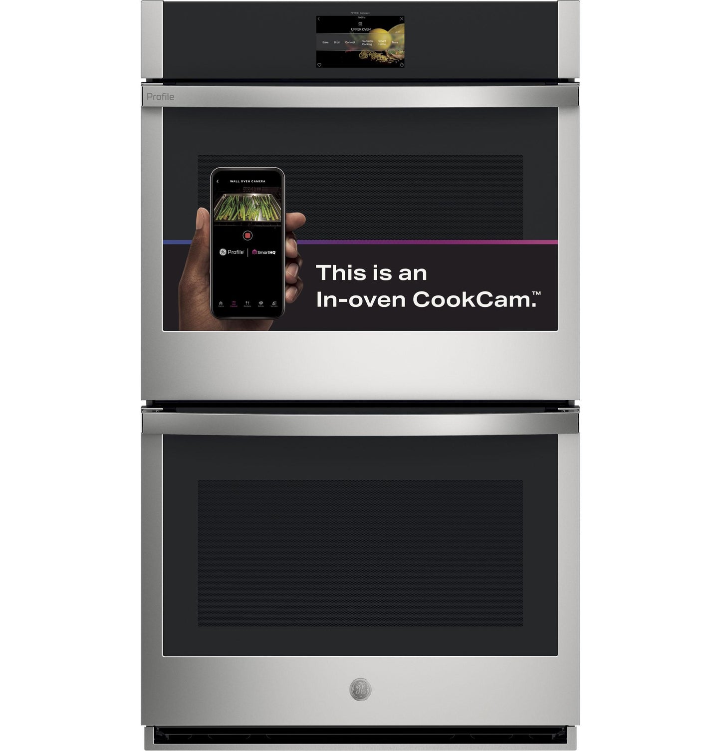 GE APPLIANCES PTD9000SNSS GE Profile 30"" Smart Built-in Convection Double Wall Oven