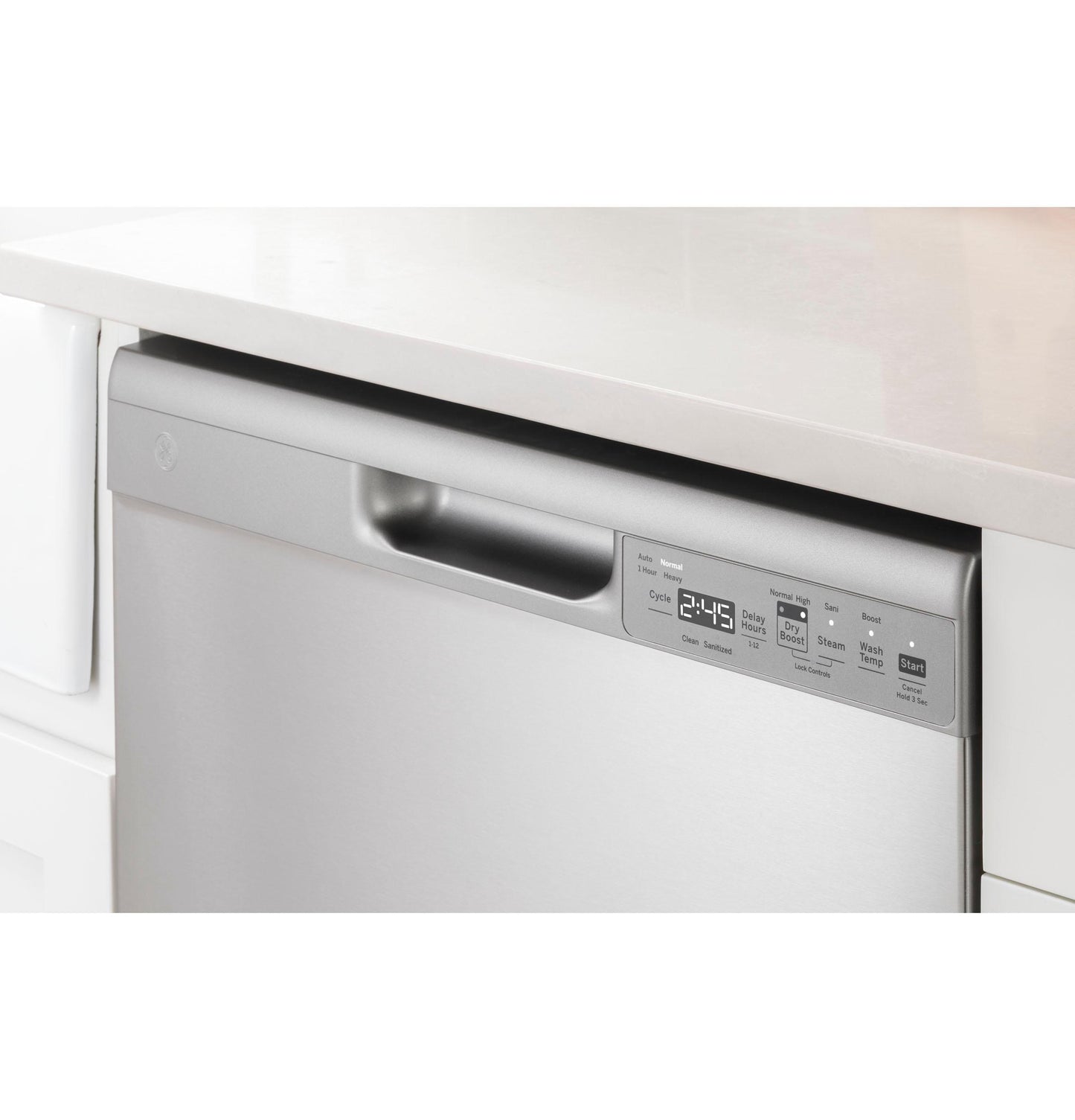GE APPLIANCES GDF550PGRBB Ge Front Control With Plastic Interior Dishwasher With Sanitize ...