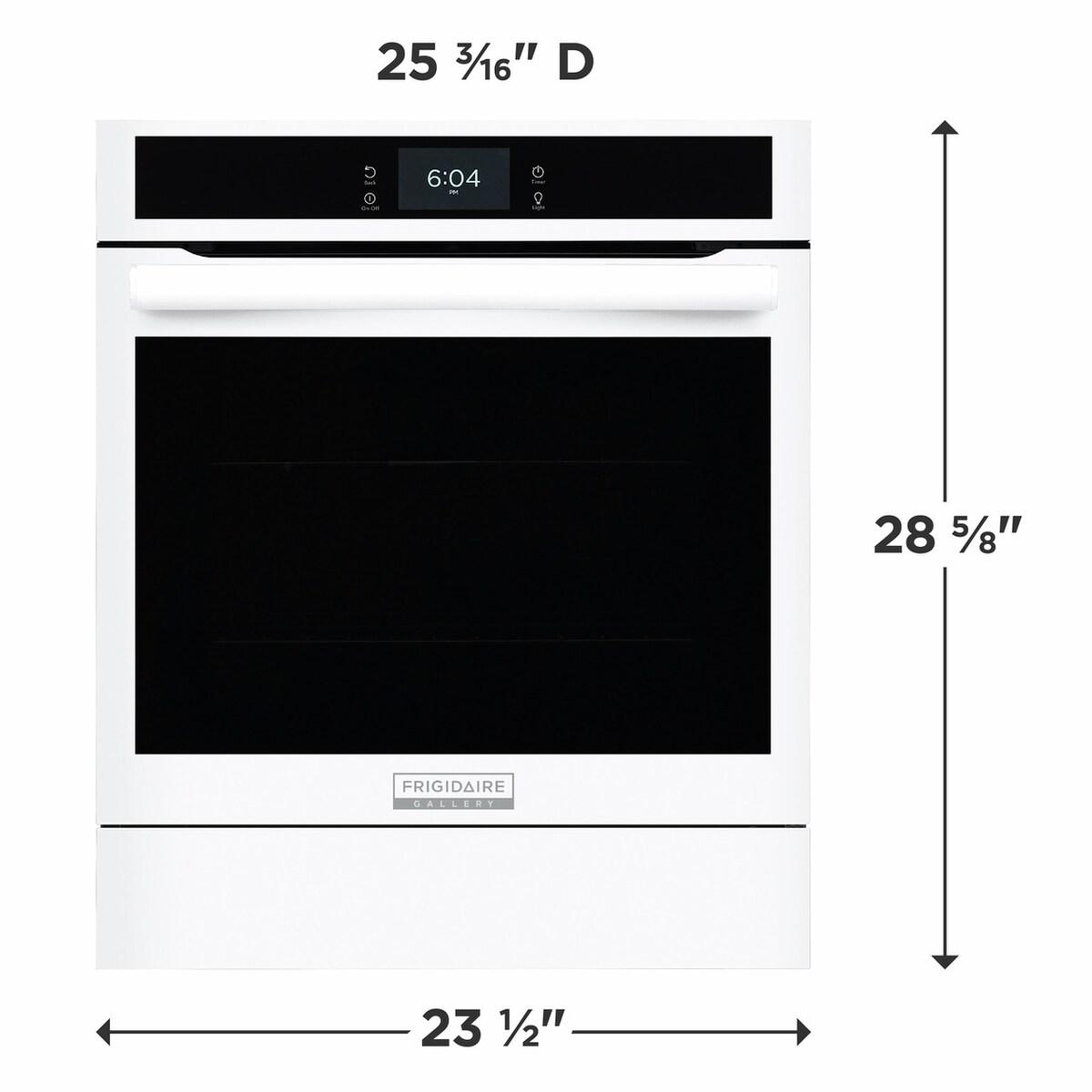 FRIGIDAIRE GCWS2438AW Frigidaire Gallery 24"" Single Electric Wall Oven With Air Fry