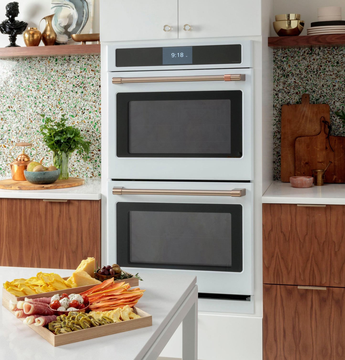 CAFE CTD90DP2NS1 Cafe Professional Series 30"" Smart Built-in Convection DOUBLE...