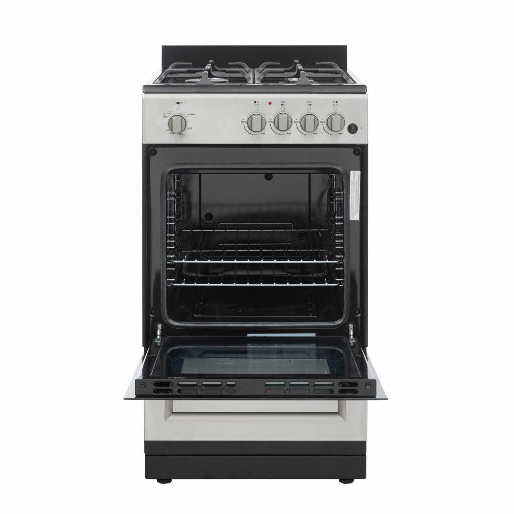 DANBY DR20V1BSSGLP Danby 20"" Wide Gas Range In Stainless Steel