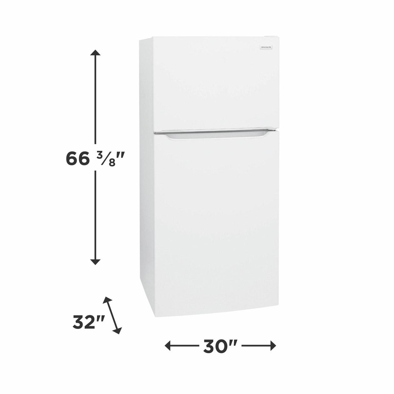 FRIGIDAIRE FFHT2045XW 20 Cu. Ft. Garage Ready Top Freezer Refrigerator