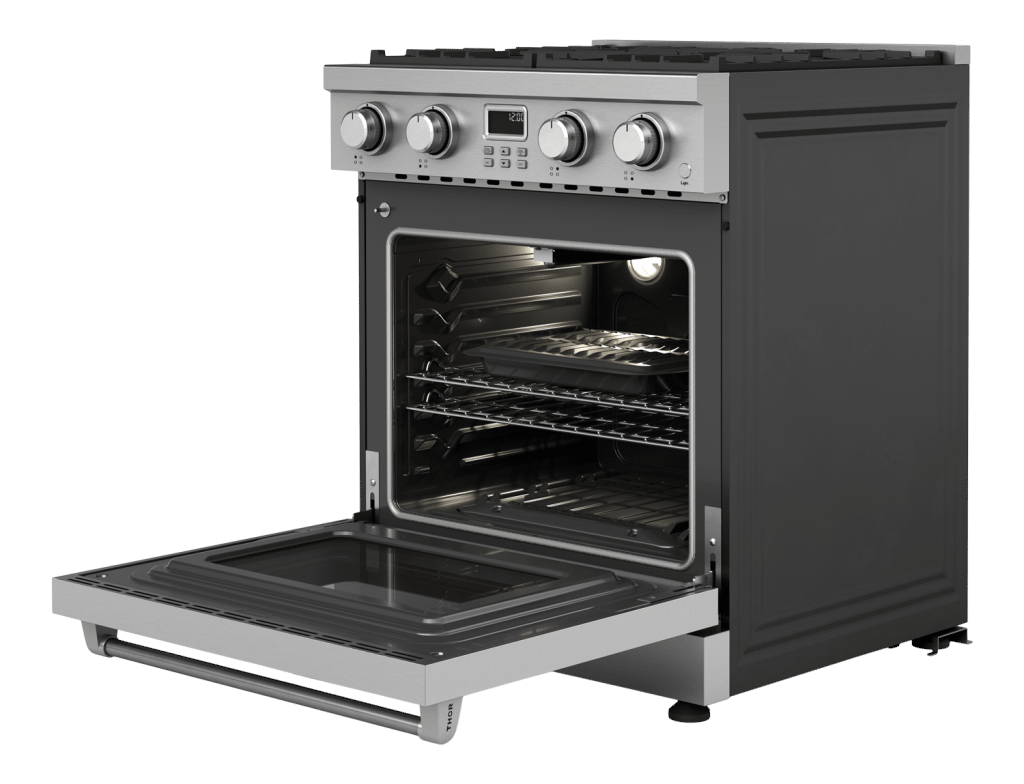 THOR KITCHEN ARG30 30 Inch Contemporary Professional Gas Range In Stainless Steel