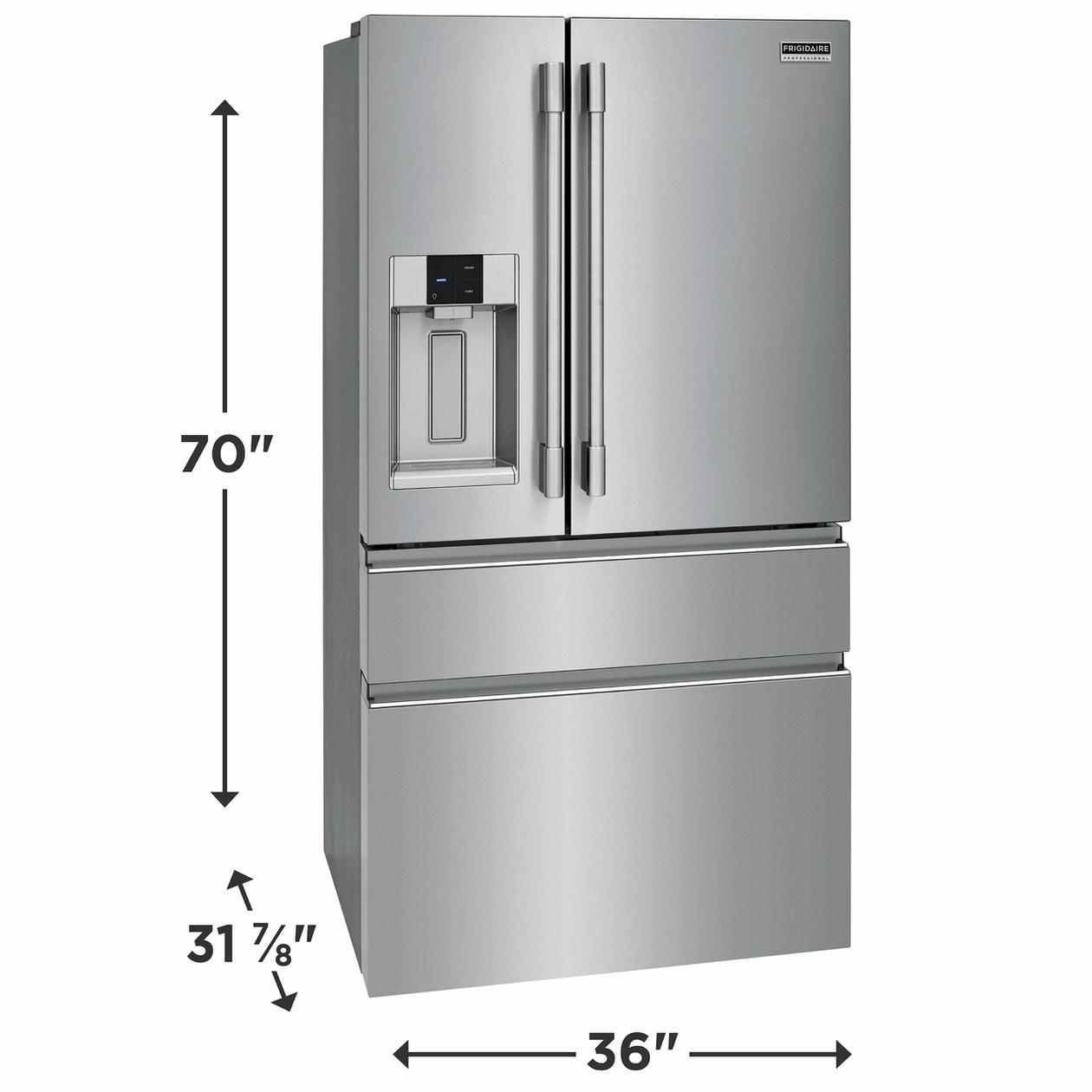 FRIGIDAIRE PRMC2285AF Frigidaire Professional 21.8 Cu. Ft. Counter-depth 4-door French DO...