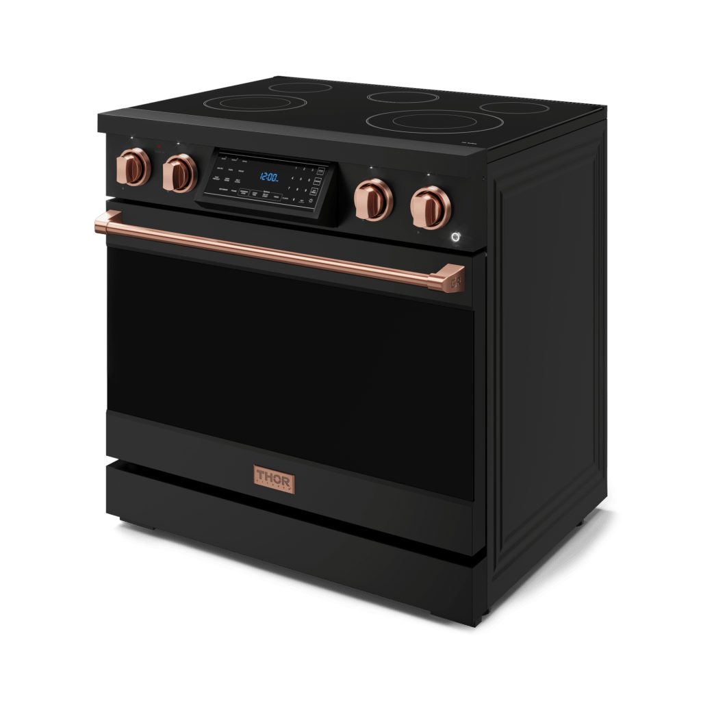 THOR KITCHEN RSE36BRSG 36 Inch Professional Electric Range With Tilt Panel Touch Control I...