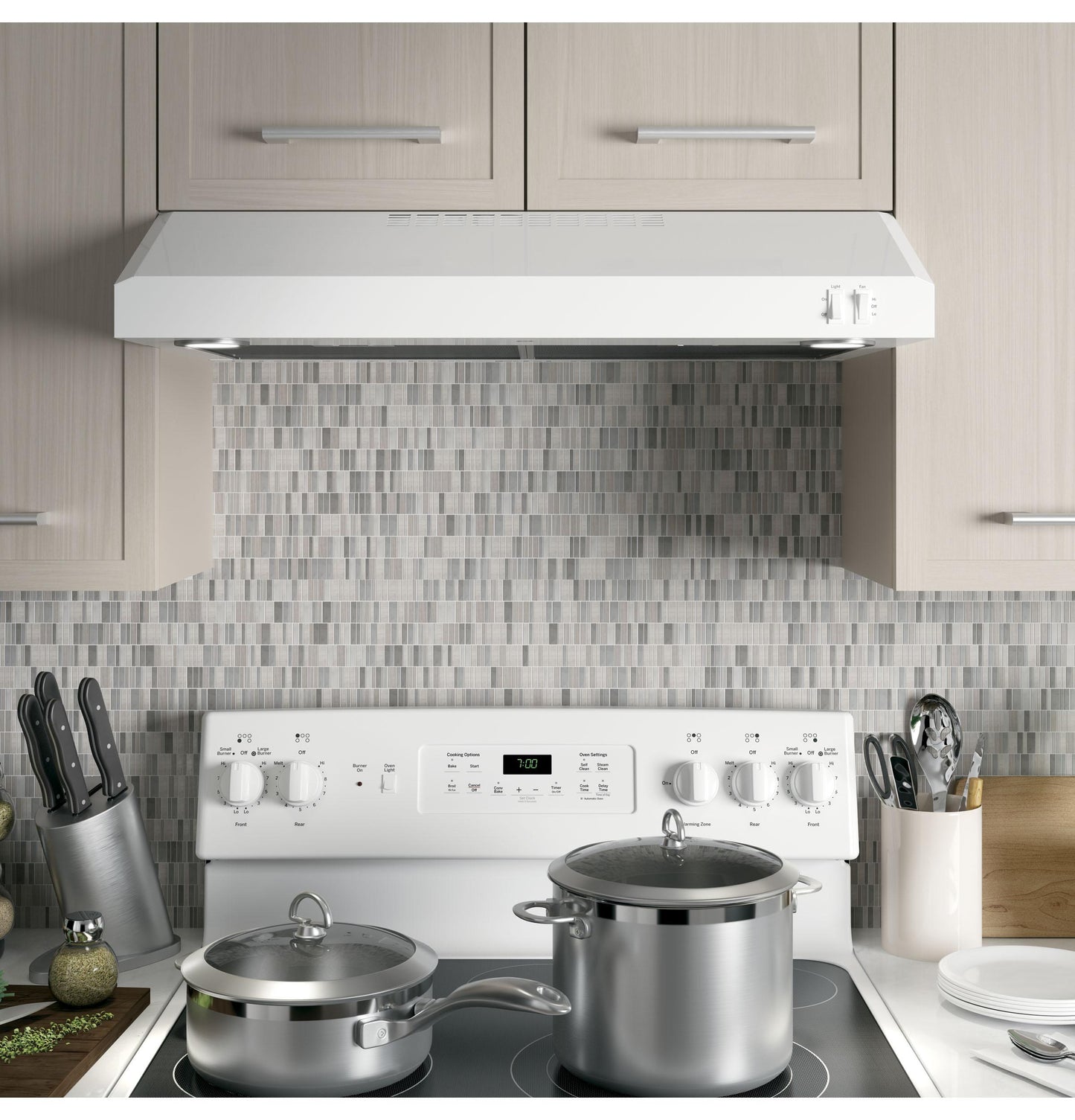 GE APPLIANCES JVX5305DJWW Ge Series 30"" Energy Star Certified Under the Cabinet Hood