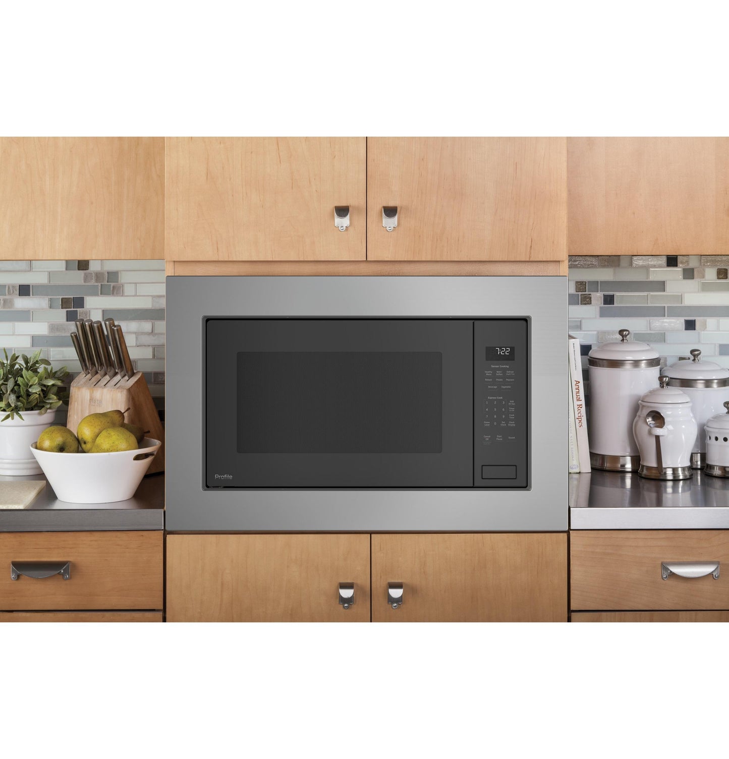 GE APPLIANCES PEB7227ANDD GE Profile Series 2.2 Cu. Ft. Built-in Sensor Microwave Oven