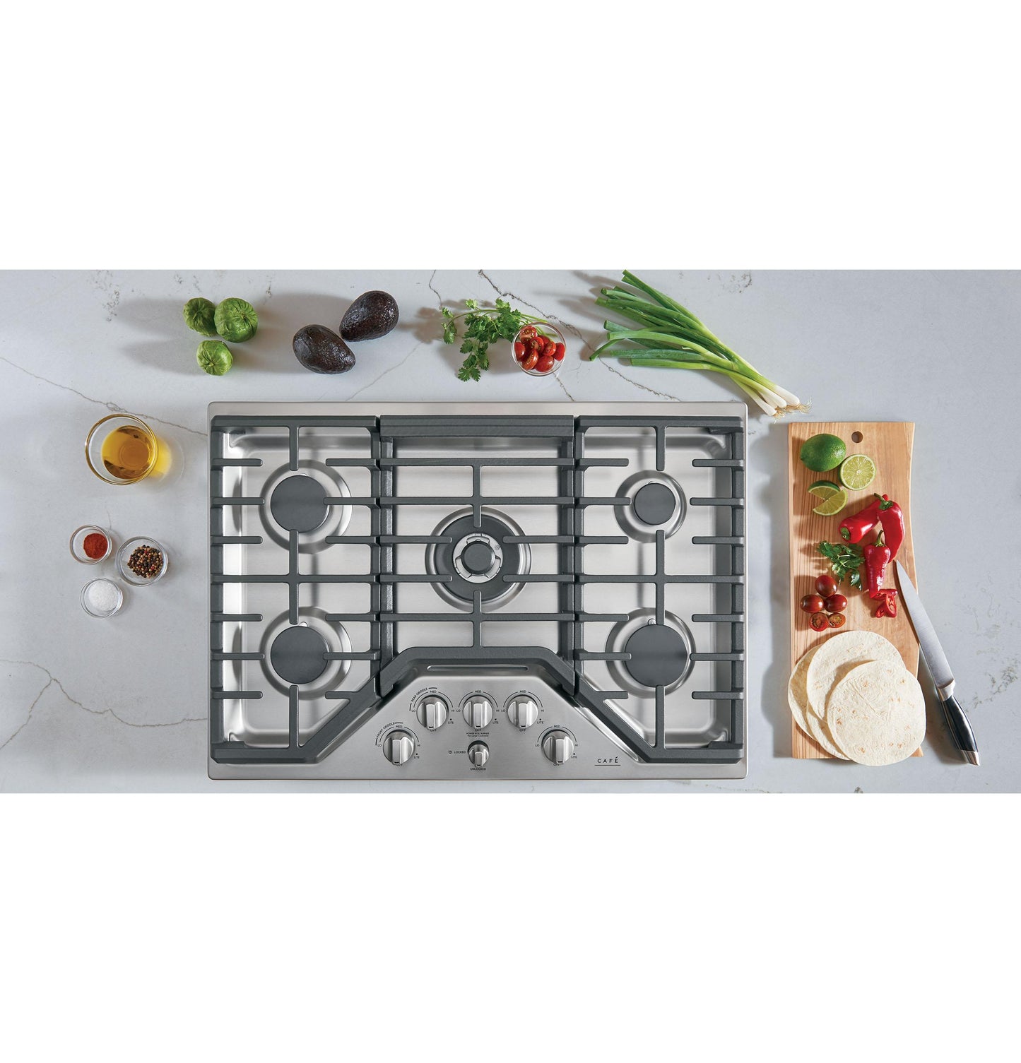 CAFE CGP95302MS1 Cafe Cafe 30"" Built-in Gas Cooktop
