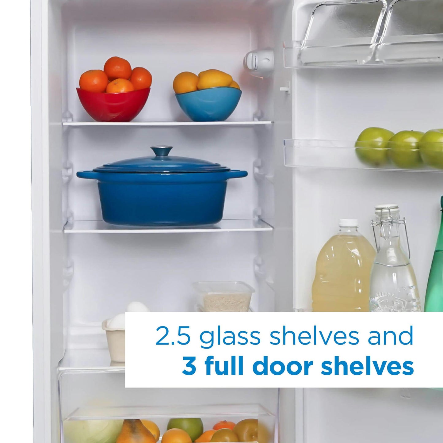 DANBY DPF074B2WDB6 Danby 7.4 Cu Ft Top Mount Refrigerator
