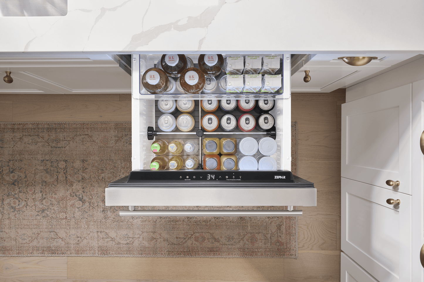 ZEPHYR PRRD24C1AS Zephyr 24"" Single Zone Refrigerator Drawers
