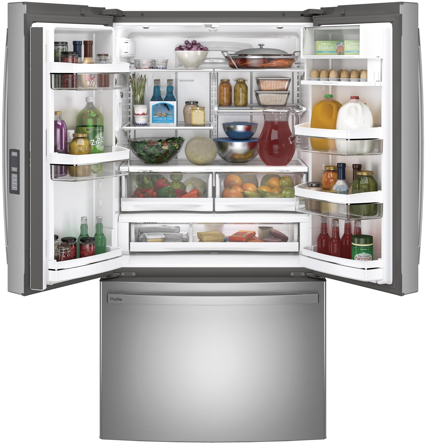 GE APPLIANCES PWE23KYNFS GE Profile Energy Star 23.1 Cu. Ft. Counter-depth FRENCH-DOO...