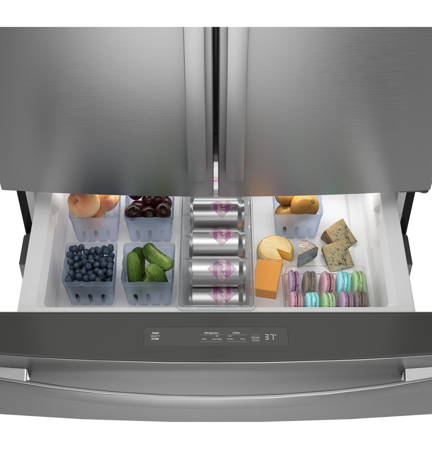 GE APPLIANCES PJD23BYWFS GE Profile Series Energy Star 23.2 Cu. Ft. Smart COUNTER-DEP...