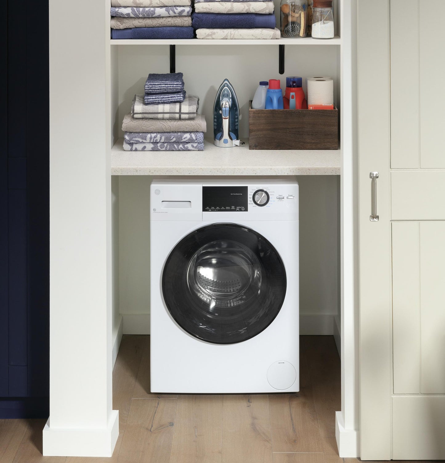 GE APPLIANCES GFQ14ESSNWW Ge 24"" 2.4 Cu. FT.CAPACITY Front Load Washer/condenser Dryer Combo