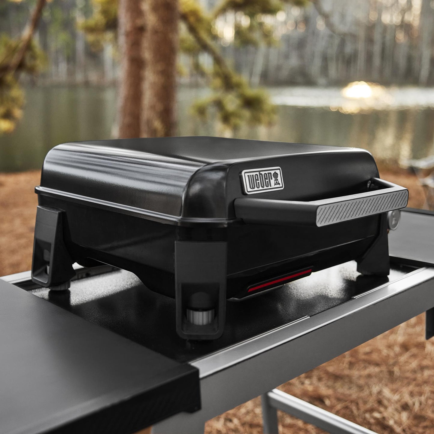 WEBER 1500012 Weber Traveler 17"" Portable Griddle - Black