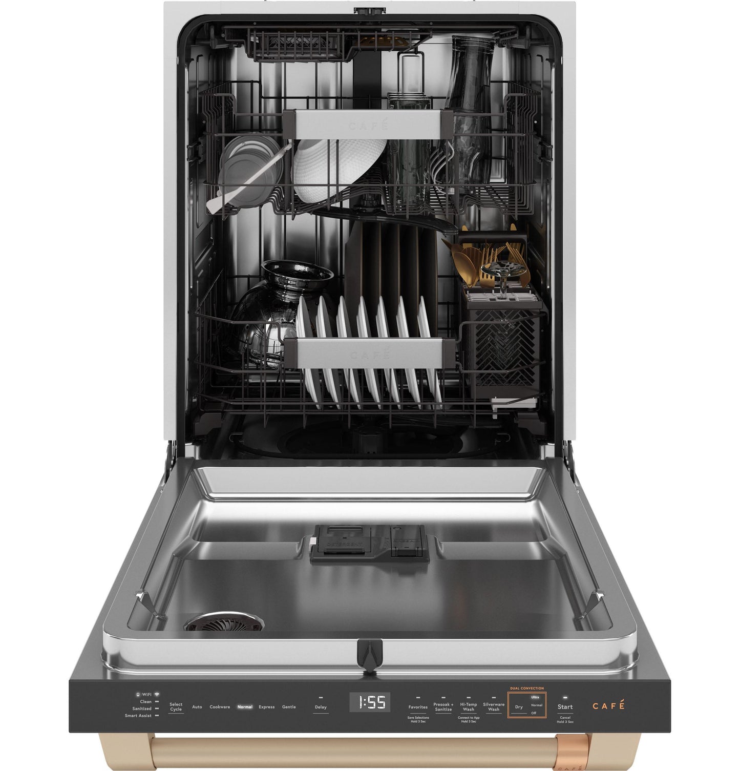 CAFE CDT858P4VW2 Cafe Customfit Energy Star Stainless Interior Smart DISHW...