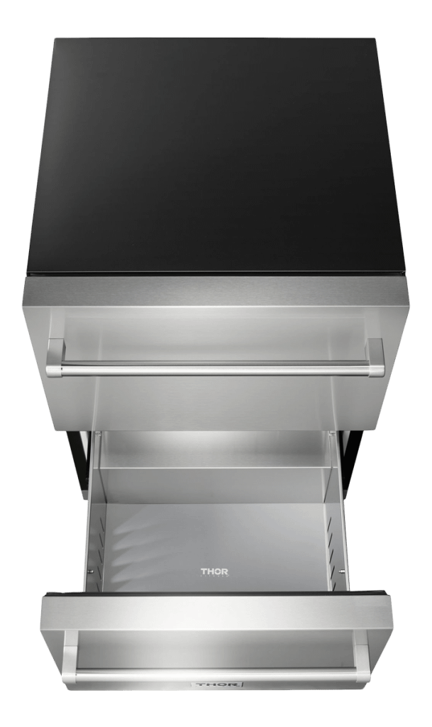 THOR KITCHEN TRF24U 24-inch Indoor Outdoor Refrigerator Drawer In Stainless Steel