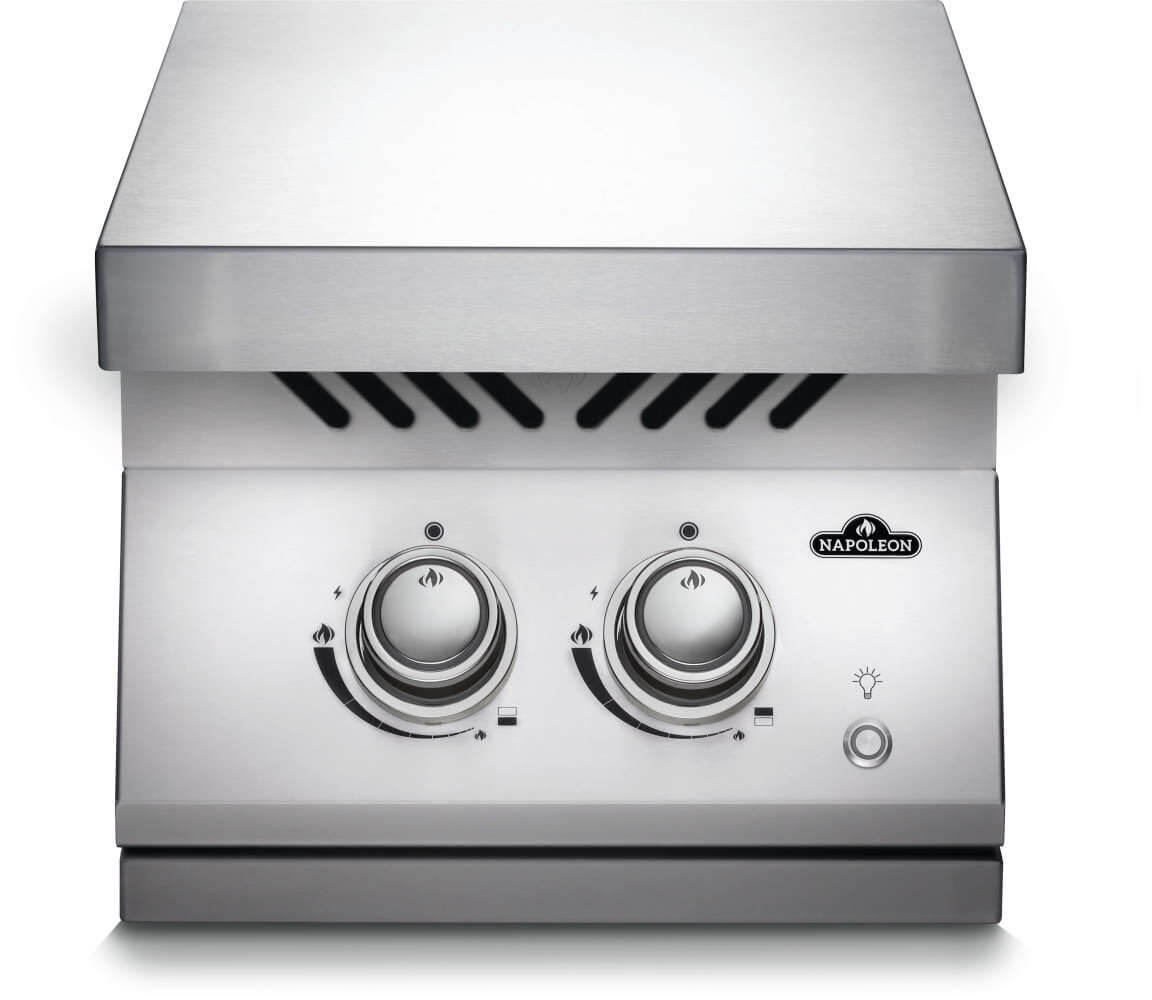 NAPOLEON BBQ BIB12RTNSS Built-in 700 Series Inline Dual Range Top Burner With Stainless STE...